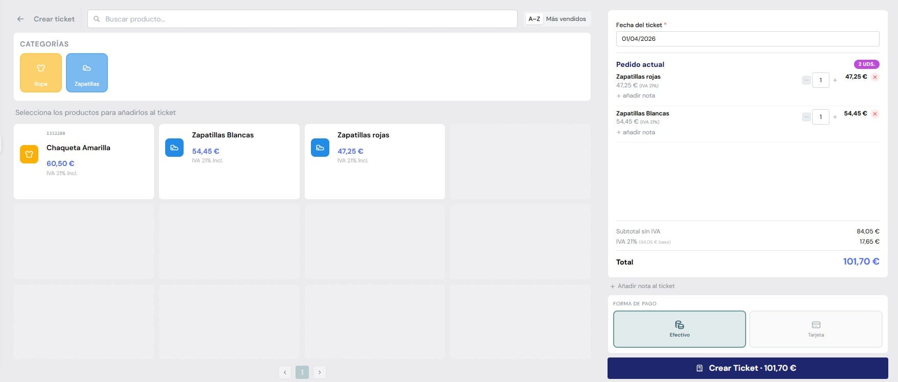 Gestión de tickets y solicitudes