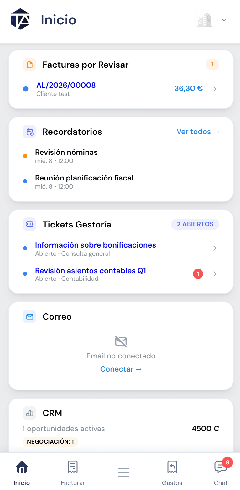App móvil Trabajador Autónomo